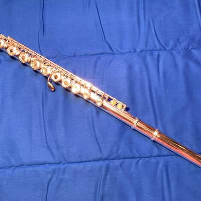 Unbranded Silver Plated Student Flute-Open Hole-Inline G-French Case w/Cover image 6