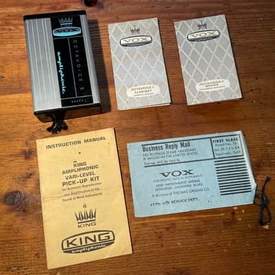 Vox King Ampliphonic Octavoice II Brass Vintage Effect Unit NOS image 8