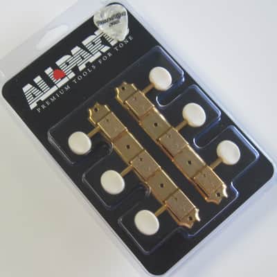 Gotoh Vintage Deluxe 3-on-a-strip Gold Tuners  TK-0700-002 image 1