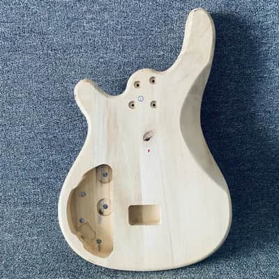 Unfinished Basswood Bass Body image 4
