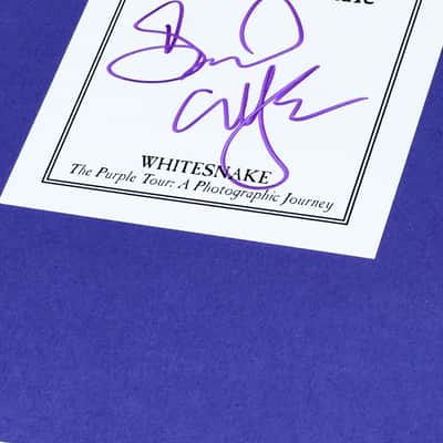 Whitesnake Photo Book (David Coverdale Autograph) The Purple Tour Book NEW image 2