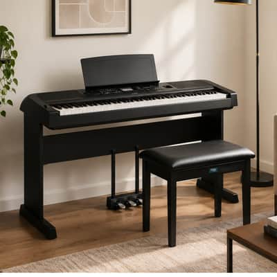 Yamaha DGX670 88-Key Portable Grand Piano Bundle (Black) image 6