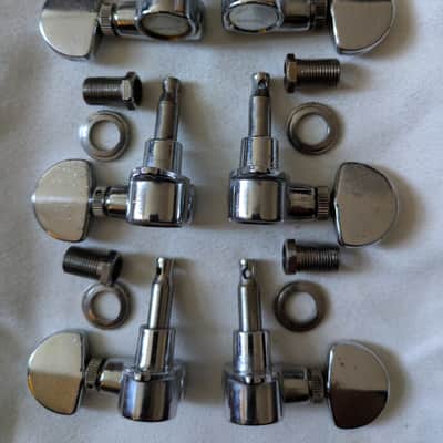 Ibanez Patent Pend. Tuners / Machine Heads / 3L 3R * 1978 Musician * Made in Japan 1970s image 2