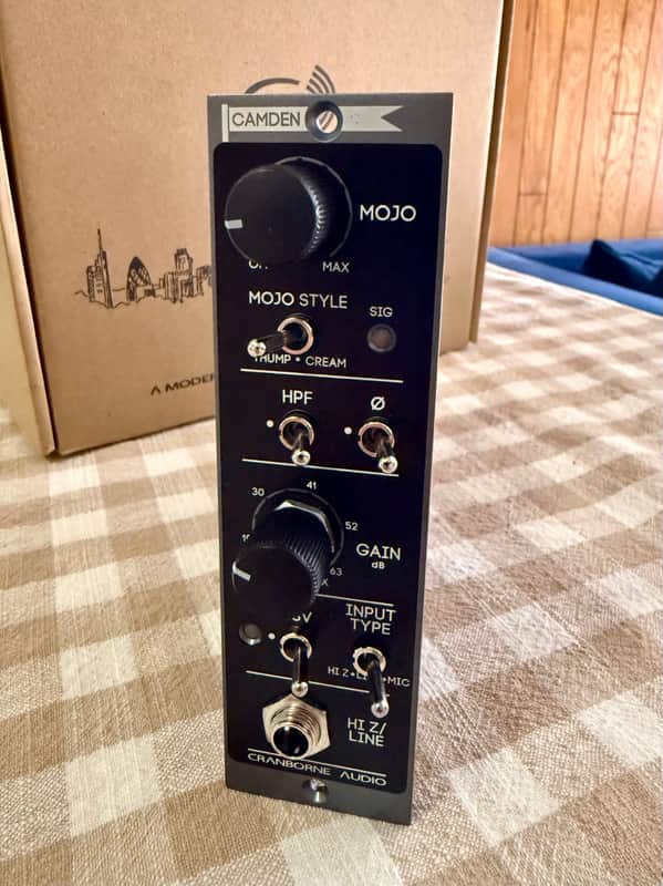 Cranborne Audio Camden 500 Series Microphone Preamp 2020 - Present - Black image 1