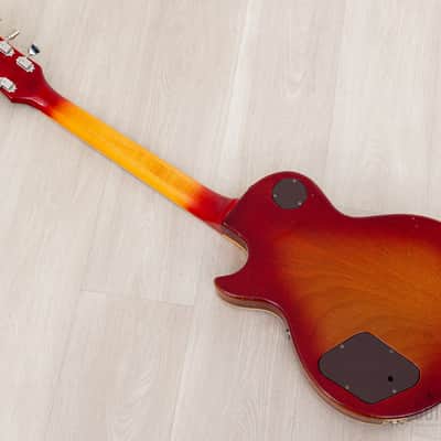 1976 Gibson Les Paul Standard Vintage Guitar Cherry Sunburst w/ T Tops, Case image 12