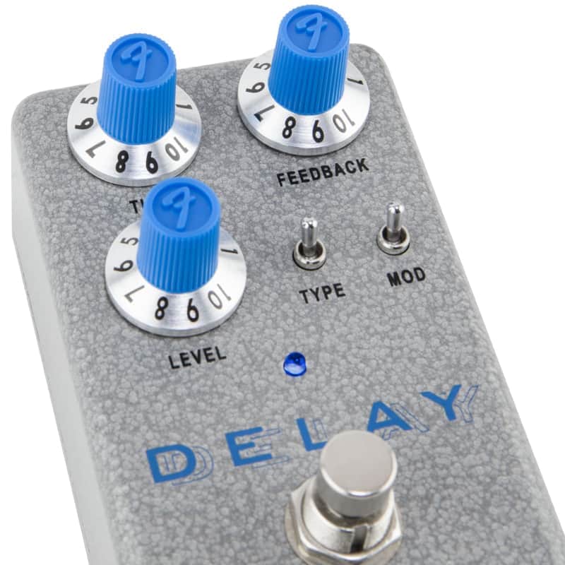 Fender Hammertone Delay Effects Pedal - Hammered Metal image 1