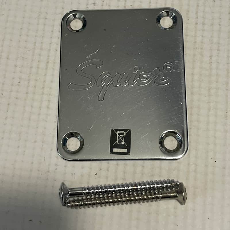 2000’s Squier Neckplate Chrome