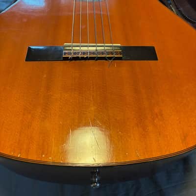 Yamaha G-85A Classical Guitar w/ Deluxe Reptile Skin Hard-Shell Case - All in VG Condition! image 2