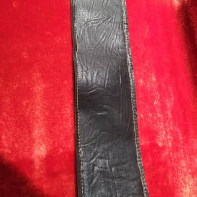 Badass Black Naugahyde Bass Strap 3 Inches Wide Vintage Ace 60s-70s image 6