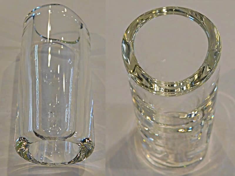 The Rock Slide GRS-XLC Rock Glass Guitar Slide Size Extra Large Ring Size 12-14 Clear image 1