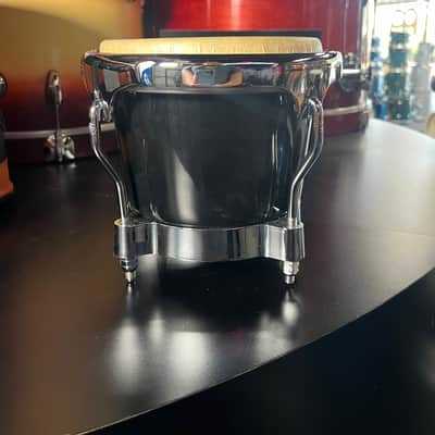 L.P. Latin Percussion Black Fiberglass Bongos w/Deluxe Case image 5