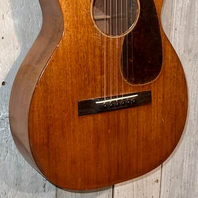 1931 Martin 1-17 Parlor Guitar Natural Mahogany, Excellent Example of a Super Pre War Martin ! image 3