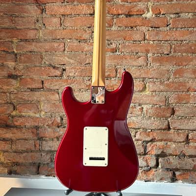 Fender American Standard Stratocaster with Matching Headstock, Maple Fretboard 1995 - Candy Apple Red image 7