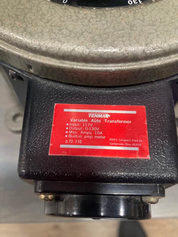 Tenma 72-110 Variac image 1