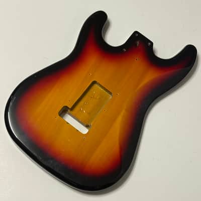 Unbranded Fender Stratocaster Copy Vintage 60s 3TSB finish Strat Body image 3
