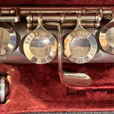 Uebel Aluminum “Cigar” Unibody Flute 1970’s - Aluminum w/ Silver Plated Keys & Headjoint image 5
