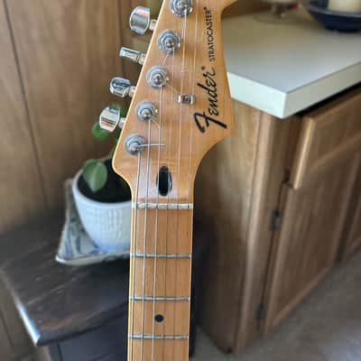 Fender Standard Stratocaster Black Solid Body Electric Guitar 2017 - Gloss Polyester image 6