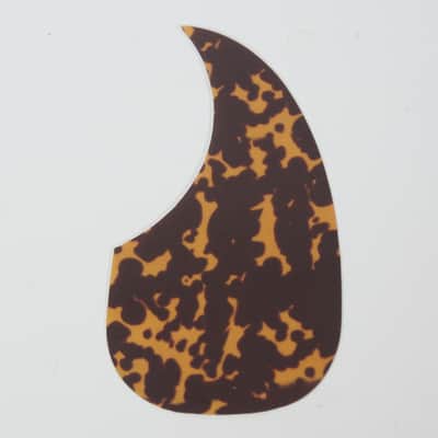 Universal Self Stick thin acoustic guitar pickguard,style-6 Yellow-Brown