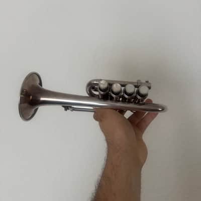 Yamaha Custom 9810 Silver Plated Bb/A Piccolo Trumpet image 8