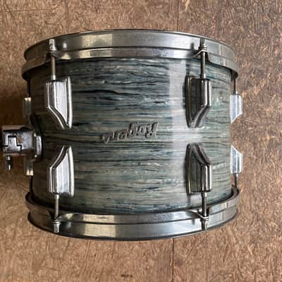 Rogers PowerTone 1969- 12x8 tom - Blue oyster image 3