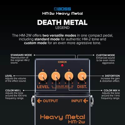 Boss HM-2W Waza Craft Heavy Metal Distortion image 5