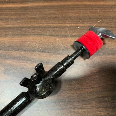 Glitter Finish Straight Cymbal Arm w/Gibraltar Rack Clamp & Yamaha Wing Nut image 7