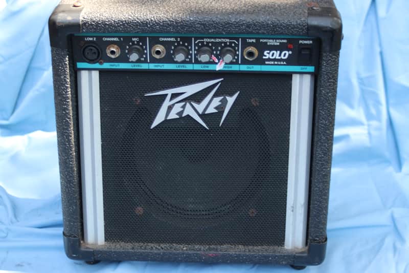 Peavey Solo 10-15 Watt Portable Sound System 1980s - Black image 1