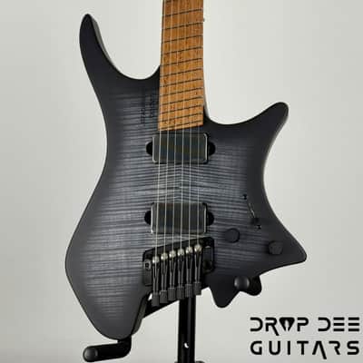 Strandberg Boden Original N2.6T Tremolo Multiscale Headless Electric Guitar w/ Bag - Black Denim Burst Satin image 4