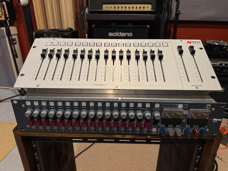 AMS Neve 8816 Summing Mixer with 8804 Fader Pack and Digital Card image 1