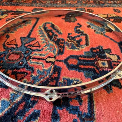 Gretsch 1960s Round Badge Era 14 Inch Snare Side Hoop Die Cast 8 Lug image 2