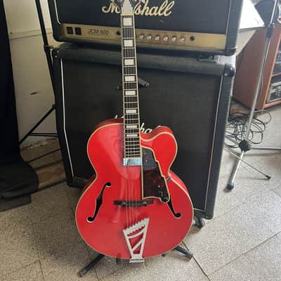 D'Angelico Premier EXL-1 with Ovangkol Fretboard 2019 - 2020 - Fiesta Red image 1