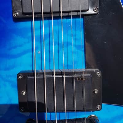Nevada Les Paul style Blue Burst image 4