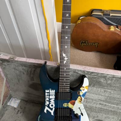 ESP LTD KH-WZ Kirk Hammett Signature White Zombie 2014 - Present - Black with Graphic image 1