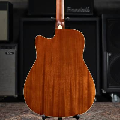 Yamaha FGC-TA Transacoustic Cutaway Acoustic/Electric Guitar - Vintage Tint image 7