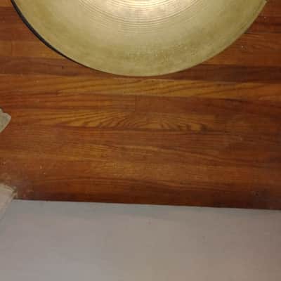 Zildjian 14" A. Zildjian Transition Stamp - small stamp Hi-Hat Cymbals (Pair)  1950s- Traditional image 3