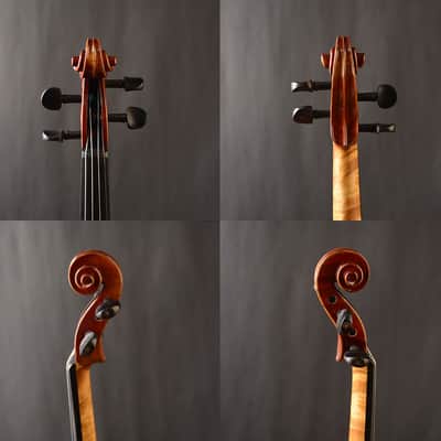 One piece back! Antonio Stradivari 1709 "The Viotti" Copy T20 4/4 violin, Best tone image 6
