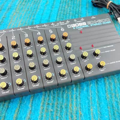 Boss BX-600 6 Channel Stereo Mixer - 80's Analog - K059 image 13