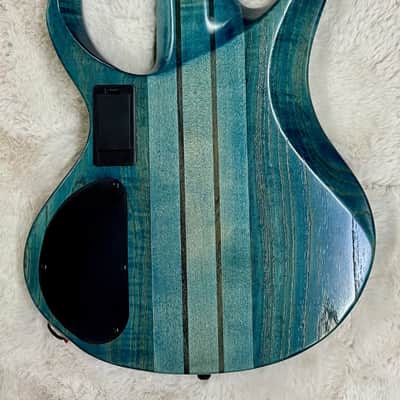 Mint Ibanez BTB946 COL 6-String Electric Bass Guitar, Cosmic Blue Low Gloss Finish image 2