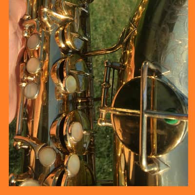 MARTIN 1930 GOLD PLATED PORTRAIT " THE GOLDEN-WINGED WARBLER " MASTER TYPEWRITER HANDCRAFT ALTO SAXOPHONE STUNNING LOVELY ENGRAVING & PLAYING WELL, ORG CASE , TECH SERVICED FREE SHIP image 22