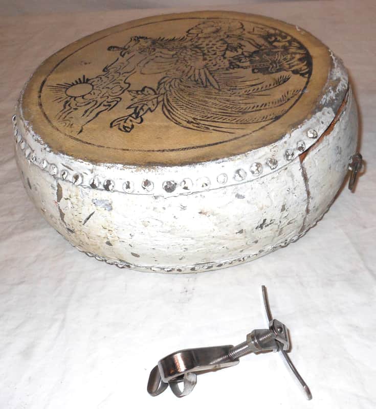 Vintage 1922 Ludwig & Ludwig Chinese Tom-Tom & Ludwig Mounting Bracket image 1