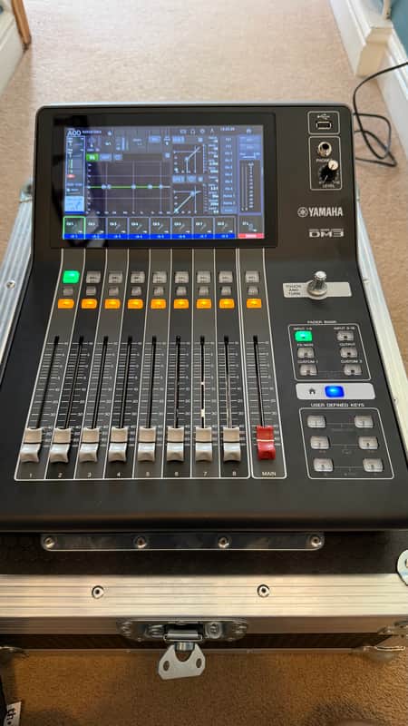 Yamaha DM3 Dante Digital Mixing Console in Flightcase image 1