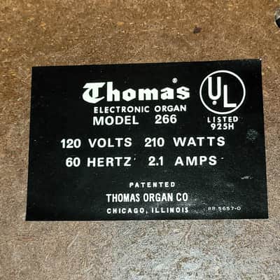 Thomas Organ Californian 266 Quadraphonic Electric Organ 1973 - Fully Original image 2