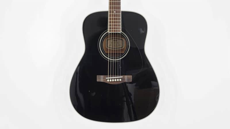 Yamaha FG-423S Black - Solid Spruce Top Dreadnought Acoustic | Reverb