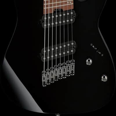 Ibanez RGMS8-BK RG-Serie E-Guitar 8 String Multiscale - Black image 15