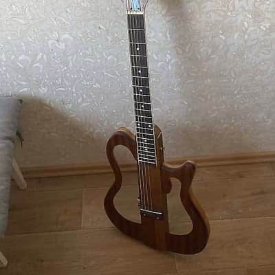 39 Inch Silent Electric Classical Guitar, Maple Mahogany Body, Mahogany Neck, 20 Frets image 2