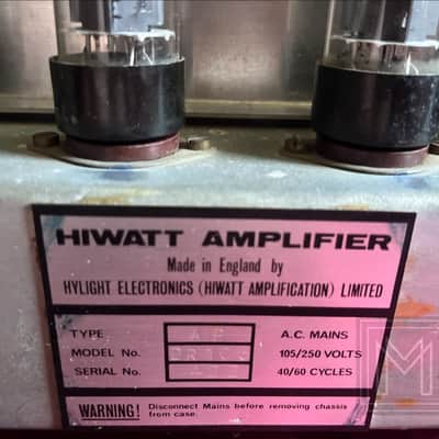 1968/69 Hiwatt 100 DR103 - Collector Grade Townshend Gilmour SUPER RARE image 6