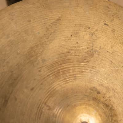 1970s Zildjian A 16" Hollow Logo Crash Cymbal 1077g image 3