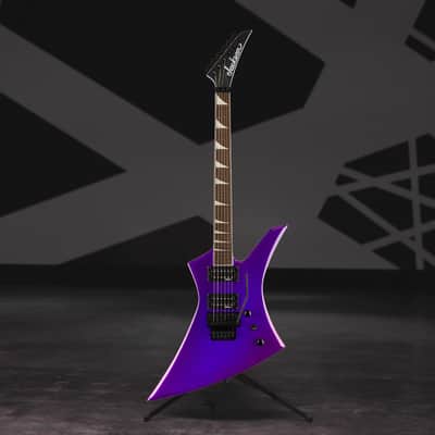Jackson X Series Kelly KEX 6-String Right-Handed Electric Guitar (Deep Purple Metallic) Bundle with Multi-Fit Gig Bag with 2 Exterior Pockets (Black) image 6