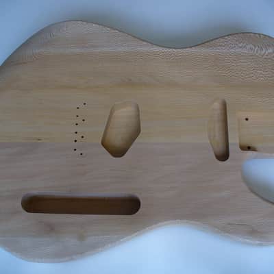 Quarter Sawn American Sycamore T Style Guitar Body for Telecaster® Neck Made in USA image 2