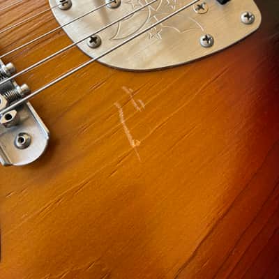 YouTube vid in Description Novo Serus J HH stainless steel frets ebony Sunburst mastery electric guitar image 6